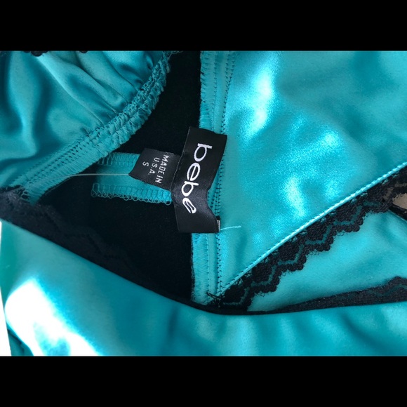 Gorgeous satin dress bebe - Picture 5 of 5